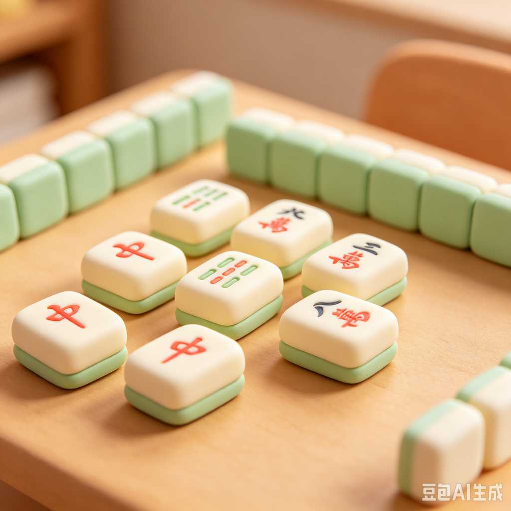 logo printed mahjong gift box