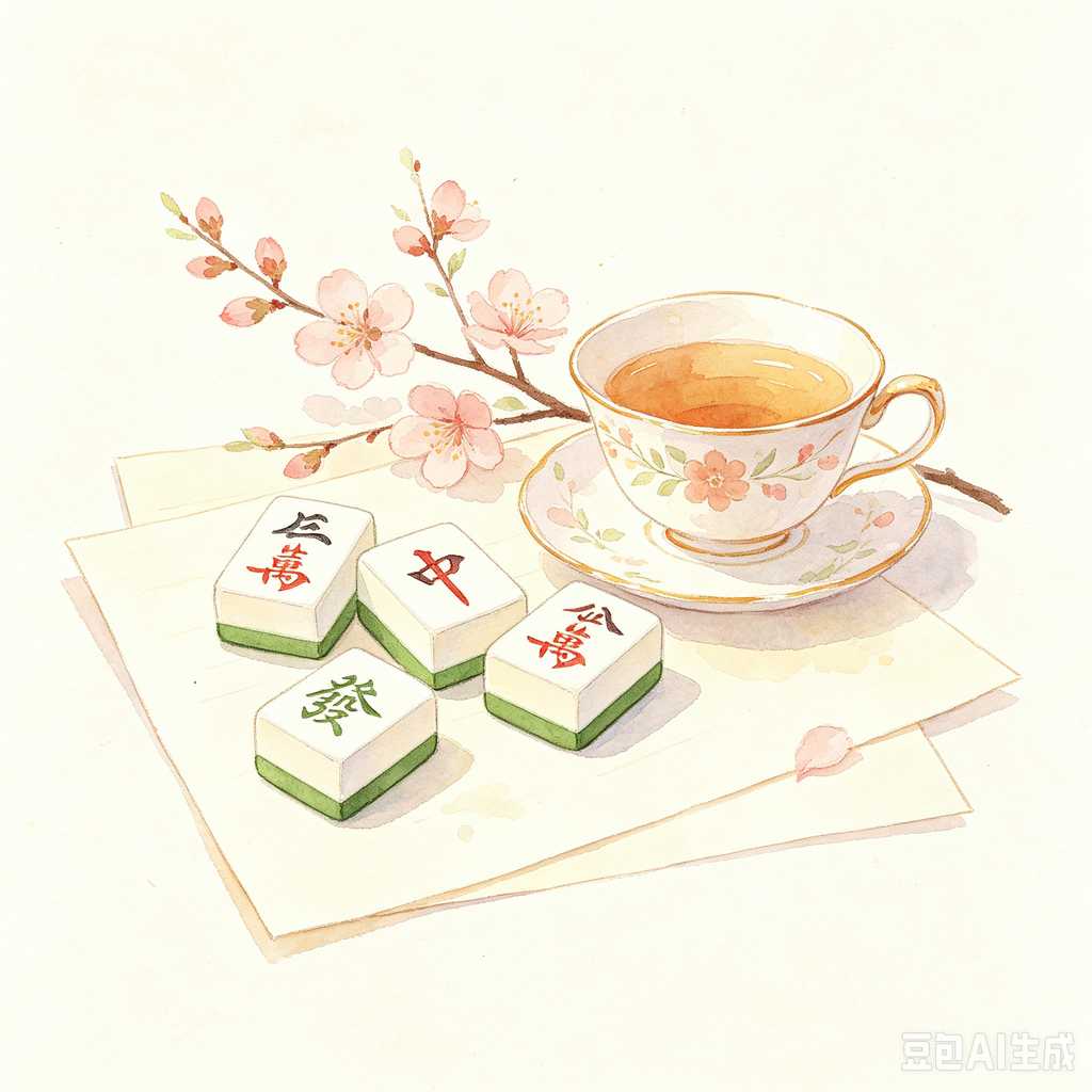 deep engrave mahjong tiles