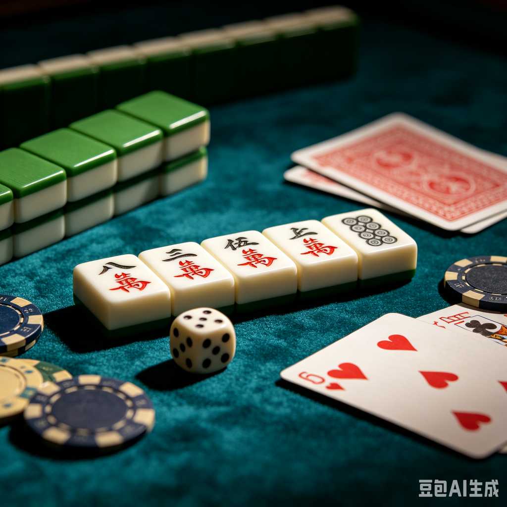 colored mahjong tile racks